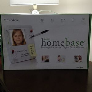 New AUDIOVOX Audio Homebase Message Center and Digital Picture Frame